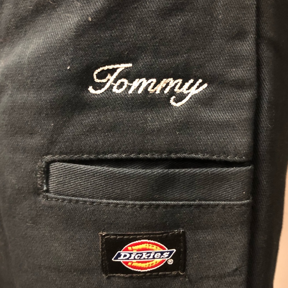 Custom embroidered name on dickies®️